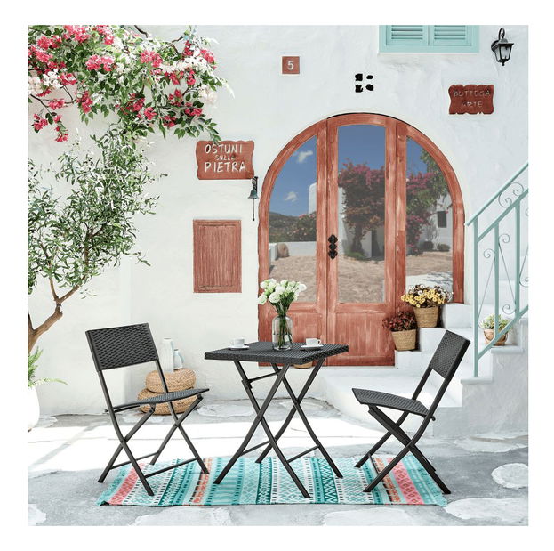 Zahradní set Barva 210987 (černá) (Pro 2 osoby)