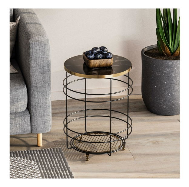 Konferenční stolek Museli 7 (černá)