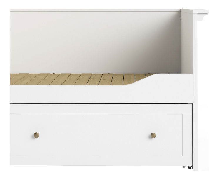 Postel s přistýlkou 160 cm Phung (šedá)