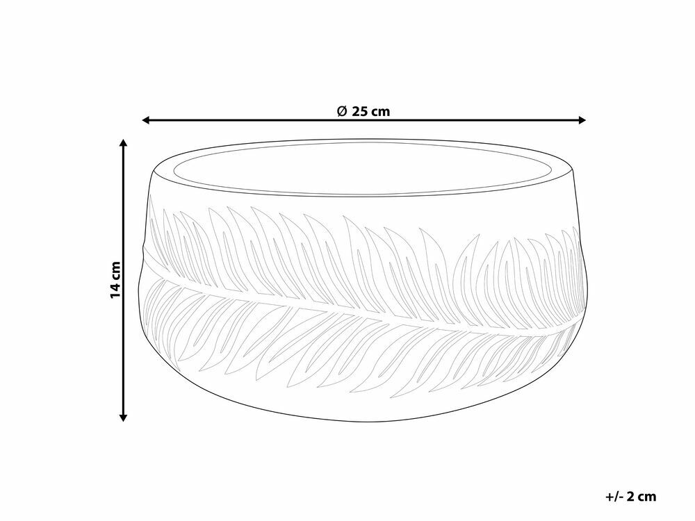 Květináč 14 cm Fiero (šedá)