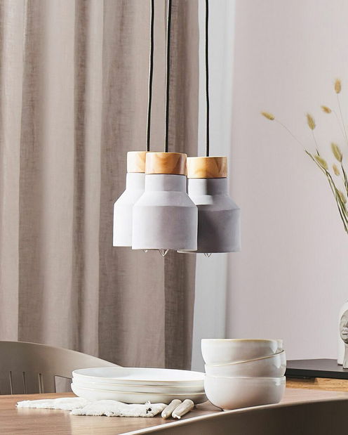 Závěsná lampa Balt (světlešedá)