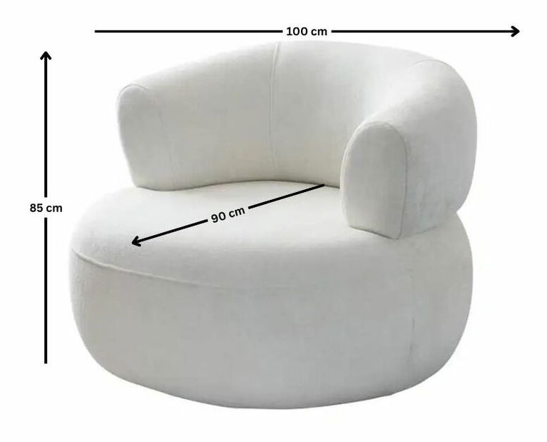 Křeslo Rion (bílá)