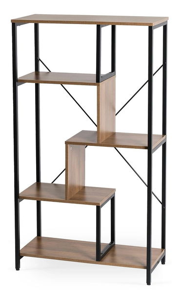 Regál Teshona (ořech + černá)