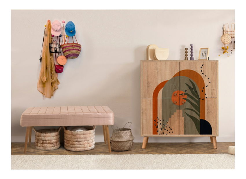 Předsíň Maluxe 985 (dub sonoma + kamenná)