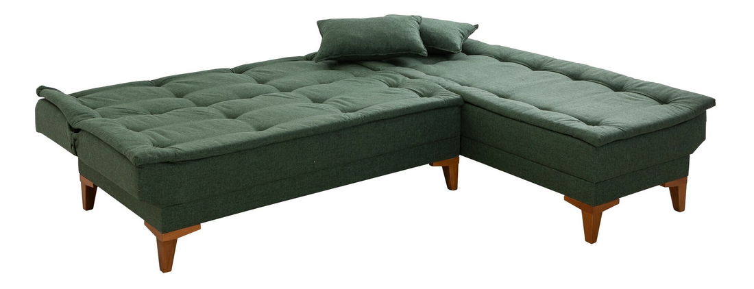 Rohová sedačka Santic (Zelená)