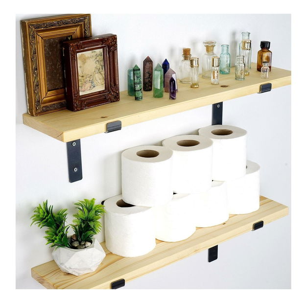 Set 2ks. polic Dupone 6 (ořech + černá)