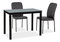 Jídelní stůl Gabriel (černá + černá) (pro 4 osoby)