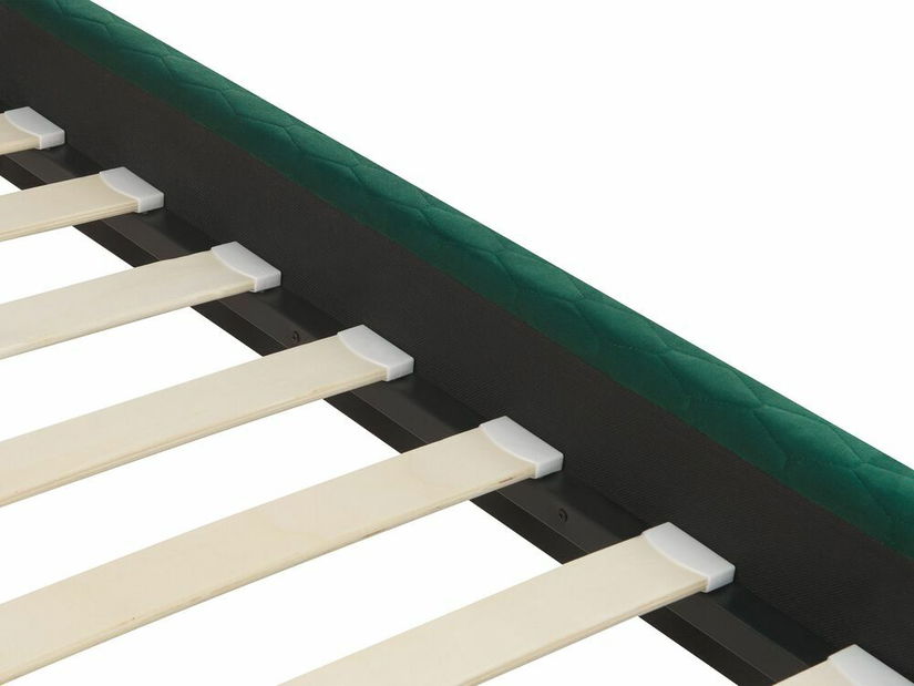 Manželská postel 180 cm Betuel (zelená) (s roštem)