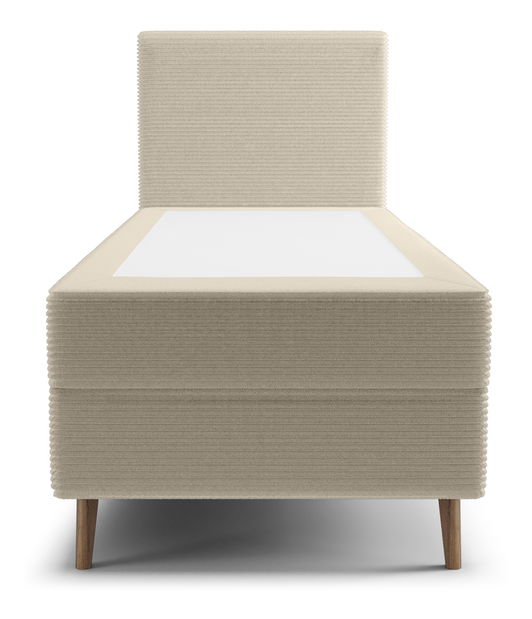 Jednolůžková postel 90 cm Napoli Comfort (krémová) (s roštem, bez úl. prostoru)