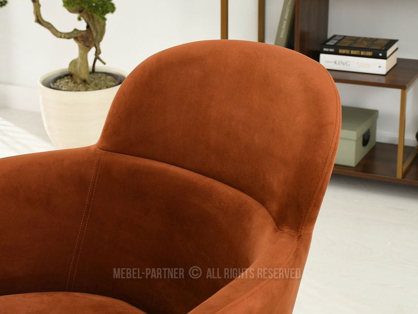 Křeslo Baggie F (měděná + černá)