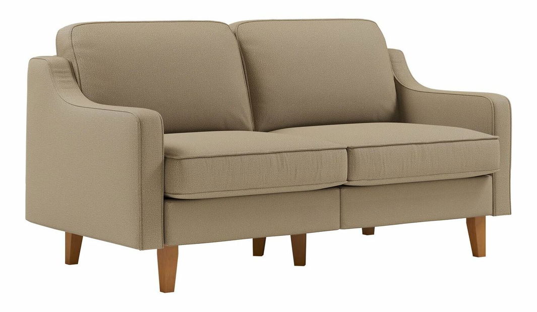 Pohovka trojsedačka Dělají 3 (tmavě šedá + ořech)