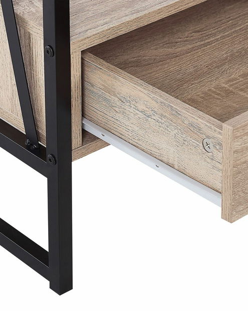 Regál Keeza (světlé dřevo)