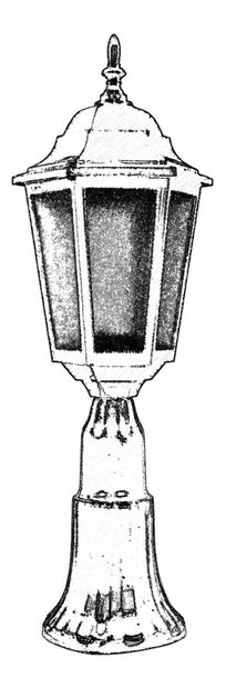 Venkovní nástěnné svítidlo Donald (černá)