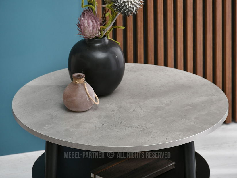 Konferenční stolek Randolf S (beton + černá)