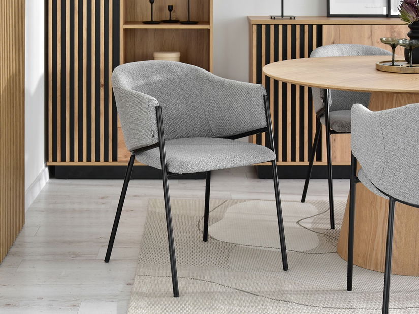 Židle Chad (šedá + černá)