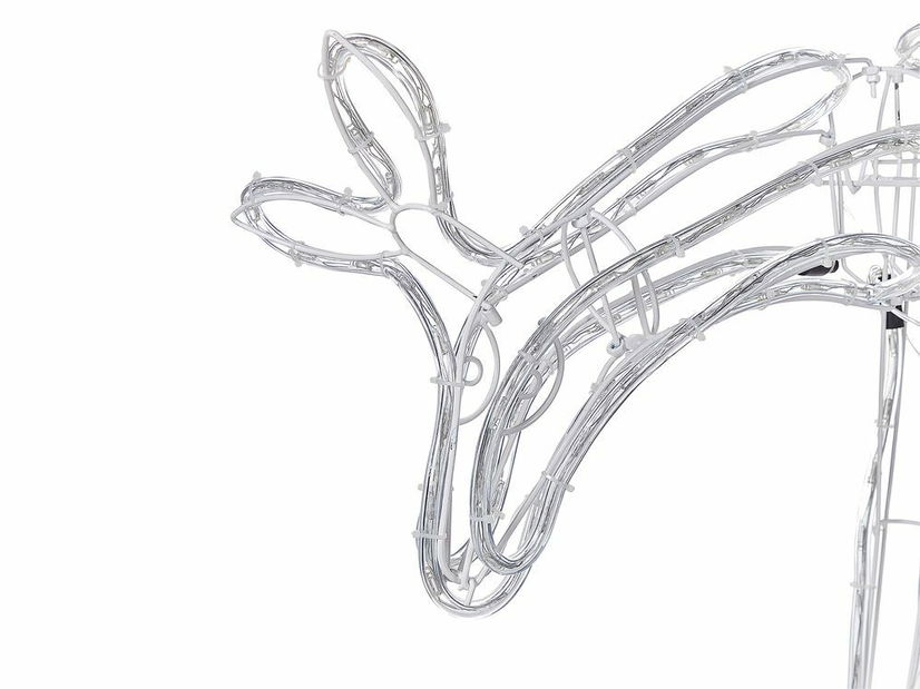 Vnější dekorace srnka Kriza (bílá)