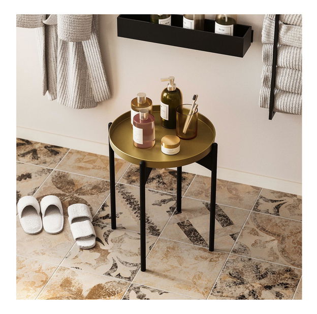 Konferenční stolek Museli 5 (černá + zlatá)