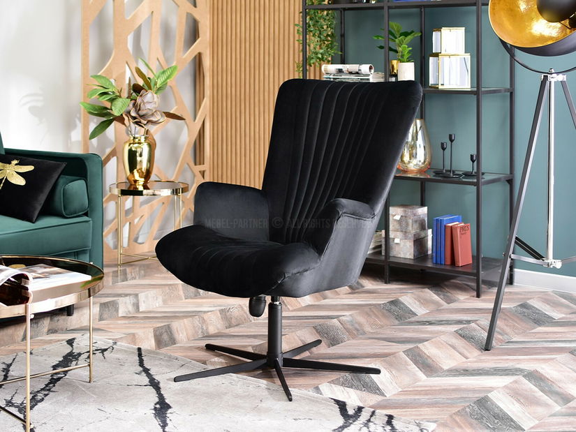 Relaxační křeslo Elesenta (černá)