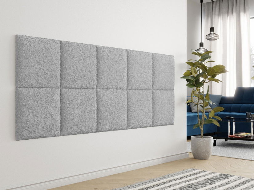 Čalouněný panel Paggy 42x42 (šedá)
