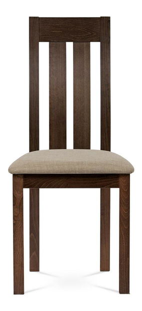 Jídelní židle Aboga (ořech + béžová)