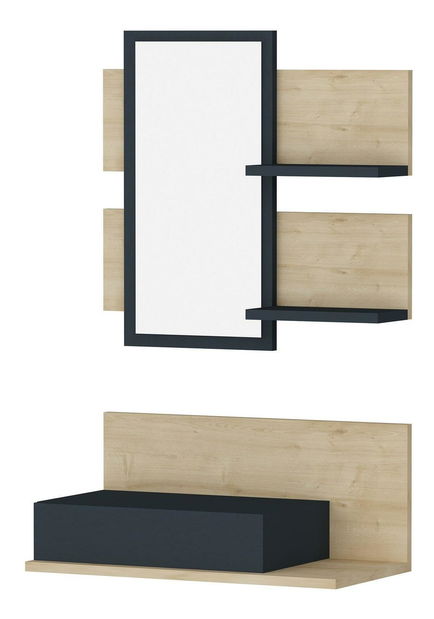 Předsíňová sestava Konubo (dub + antracit)