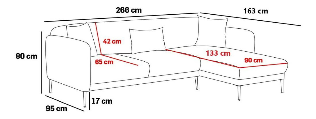 Rohová sedačka Simeon (P) (Krémová + Zlatá)