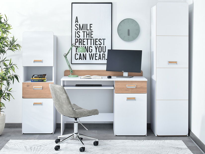 Nábytek do studentského pokoje Clerigo 07 (bílá)