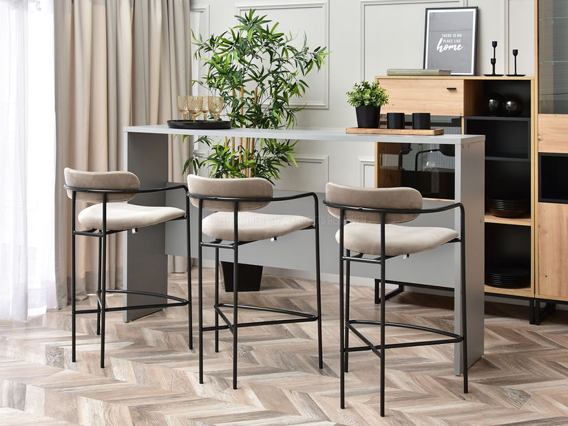 Židle Viola (béžová + černá)