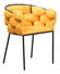 Jídelní židle Dorri (žlutá + černá)