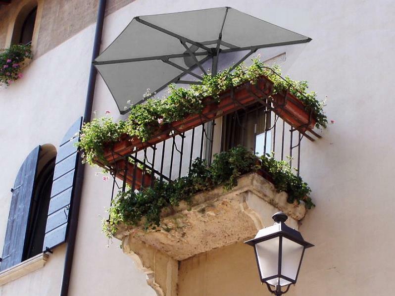 Zahradní slunečník Rona 4 (šedá)