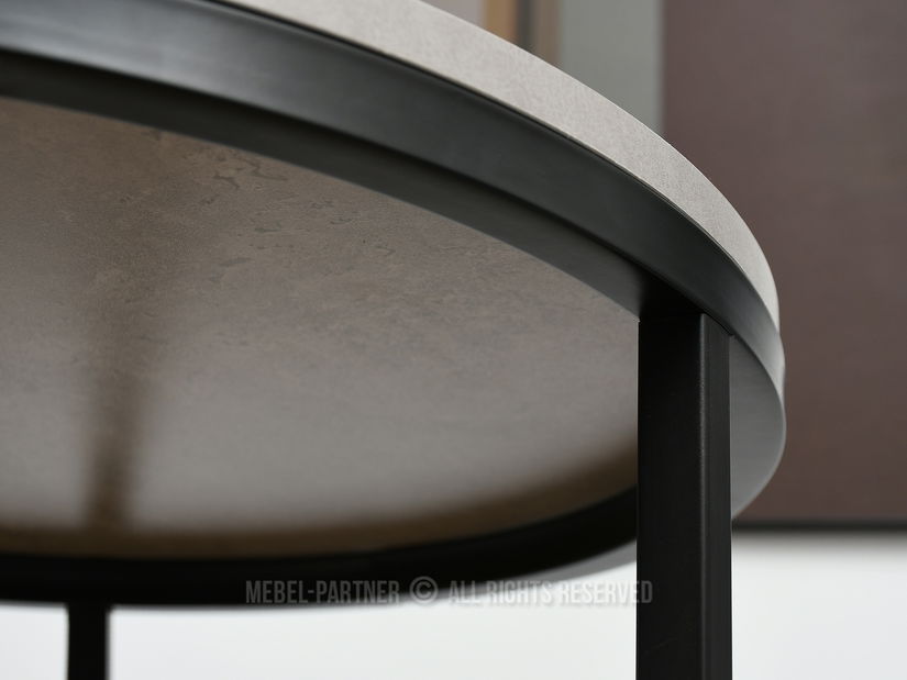 Konferenční stolek Klara (beton + černá)