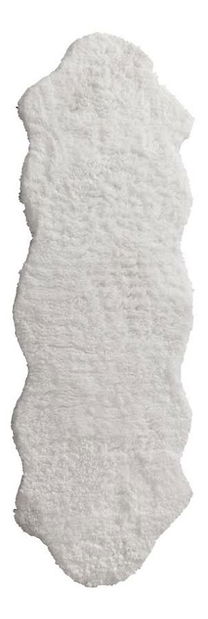Kusový koberec Sheep Skin 100 White (60x180)