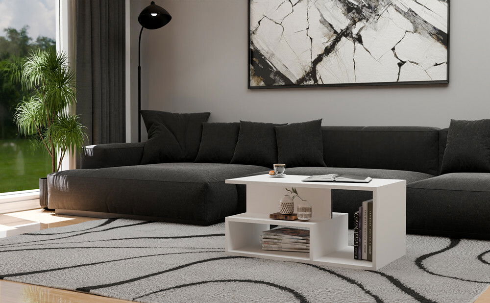 Konferenční stolek Prospectos 1 (bílá)