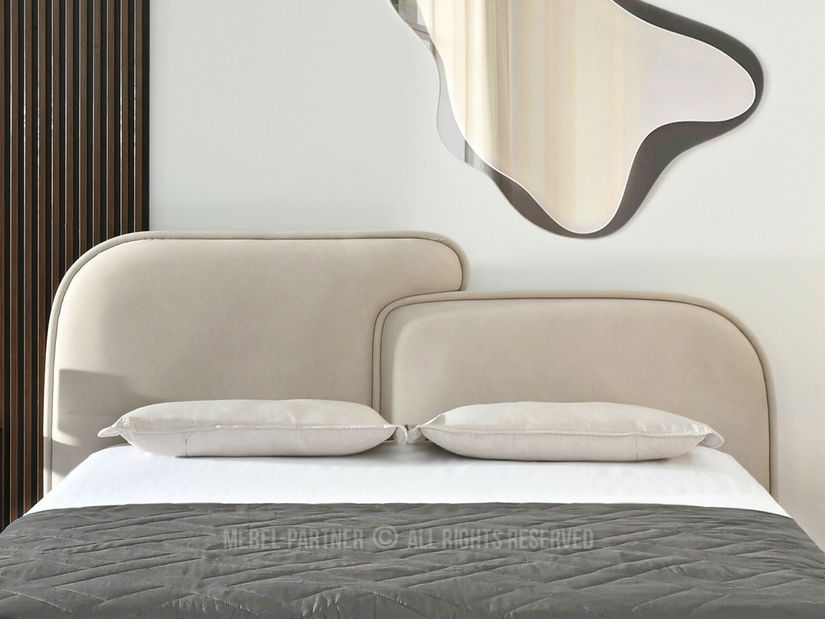 Manželská postel 160 cm Respondio 160 (béžová)