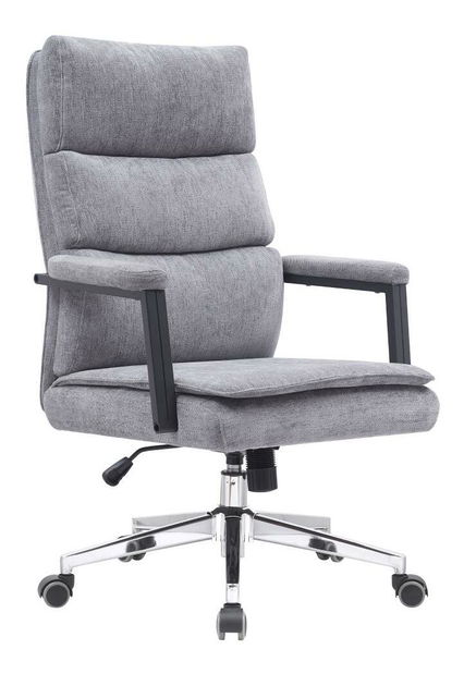 Kancelářské křeslo Zonnos(šedá + chrom)
