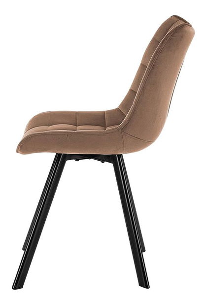 Set 2ks jídelních židlí KA 332 (hnědá + černá)