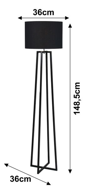 Stojací lampa Quinn typ 17