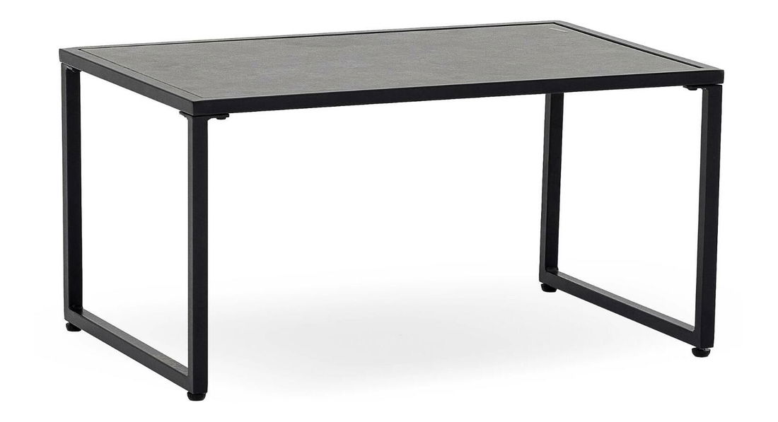 Zahradní set Torpemente (černá + šedá) (pro 4 osoby)