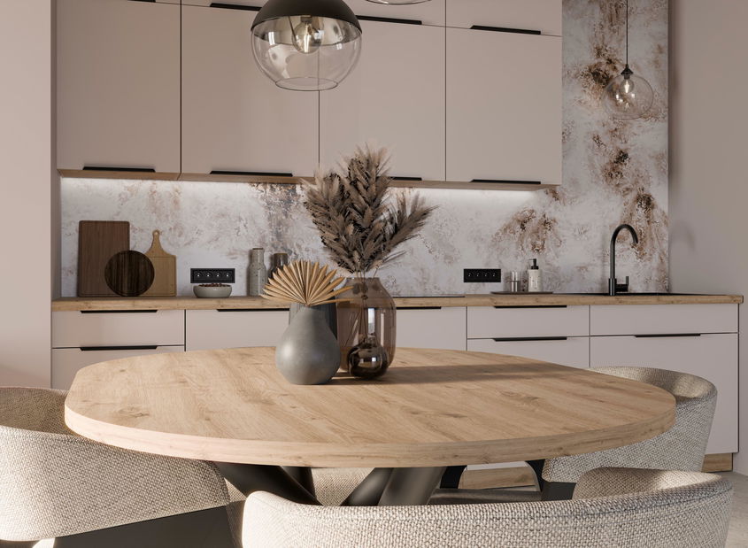 Horní kuchyňská skříňka Sayla 60 GU-36 1F (kašmír + dub artisan)