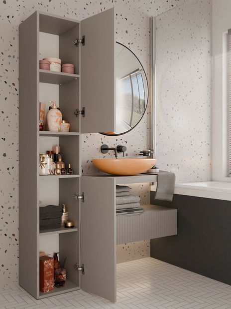 Koupelnová skříňka Neltossa 9 (světlohnědá)