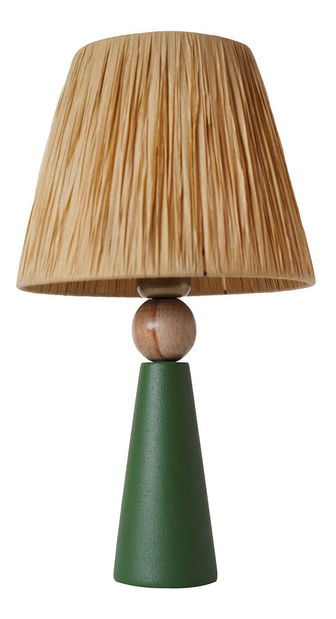 Stolní lampa Entapossa 1 (přírodní + zelená)