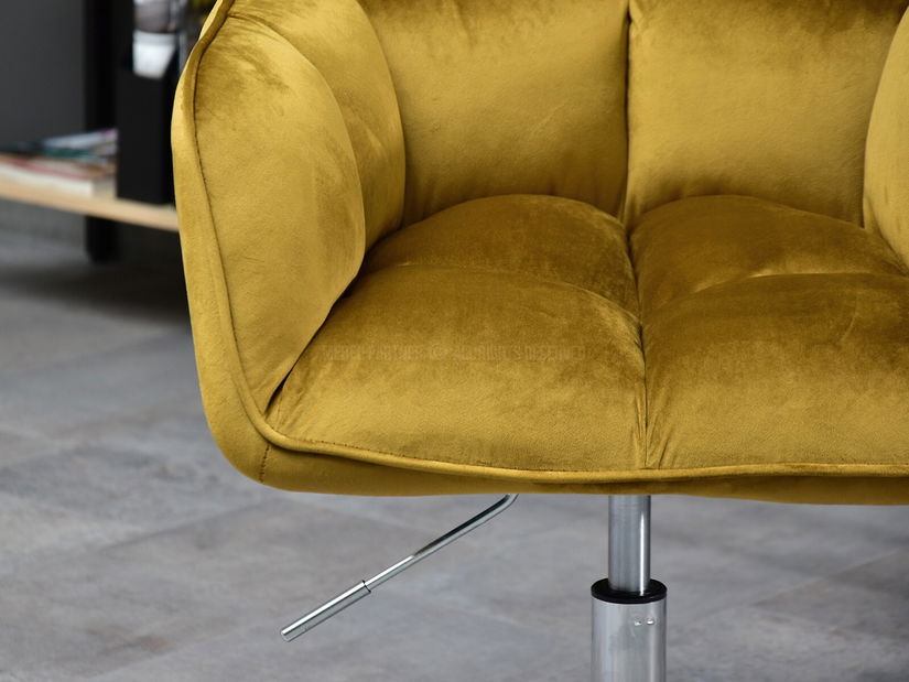 Křeslo Island (zlatá + zlatá)