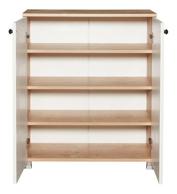 Botník (skříňka na boty) Tuvantille S (dub safírový + ořech)