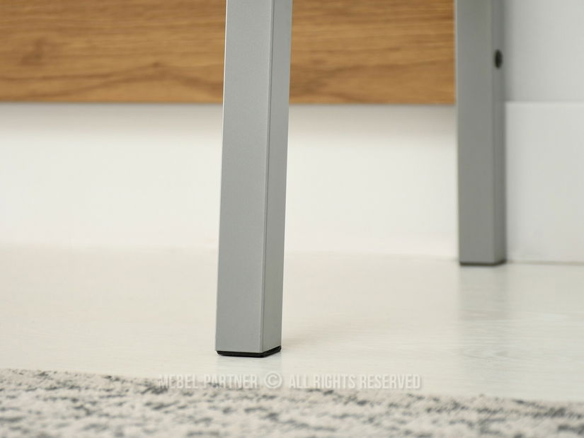 PC stolek Boge B (dub + chromová matný)