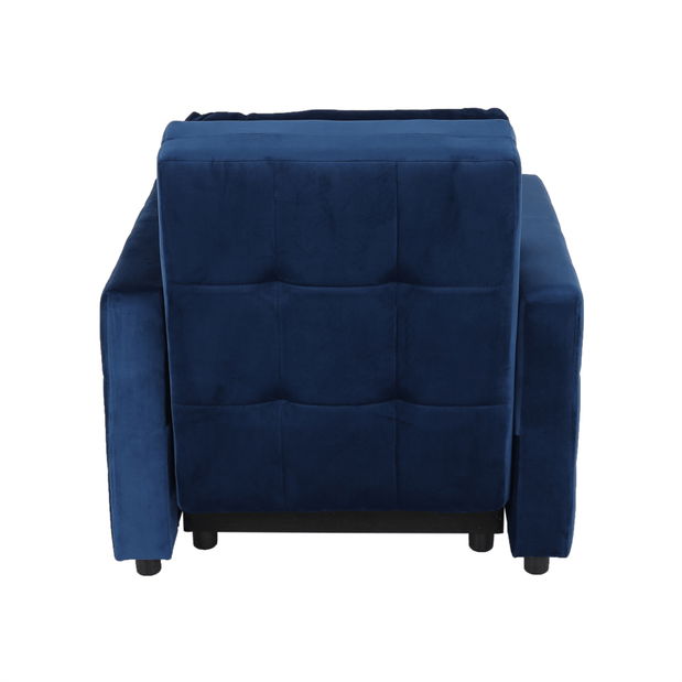 Rozkládací křeslo Pello (modrá)