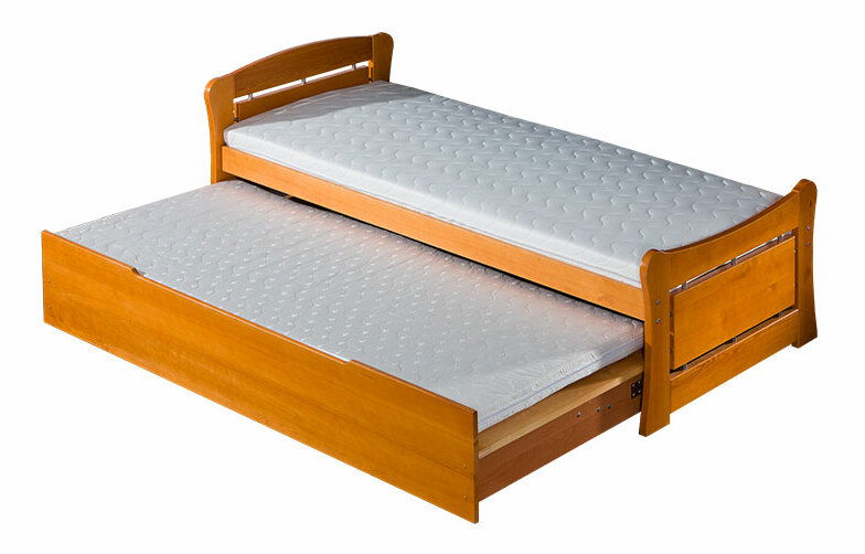 Rozkládací postel 90 cm Pauli 2 (s rošty a úl. prostorem)