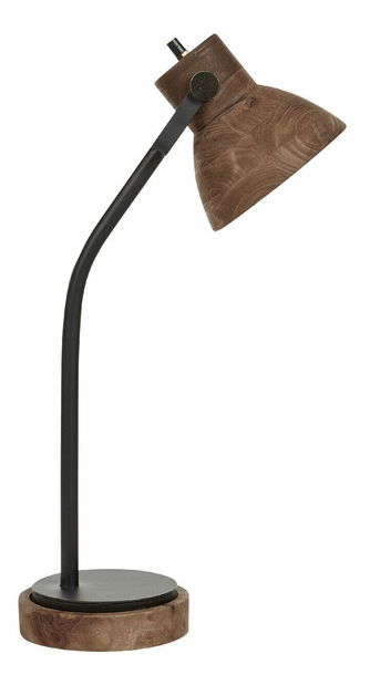 Stolní lampa Kolza (tmavé dřevo)
