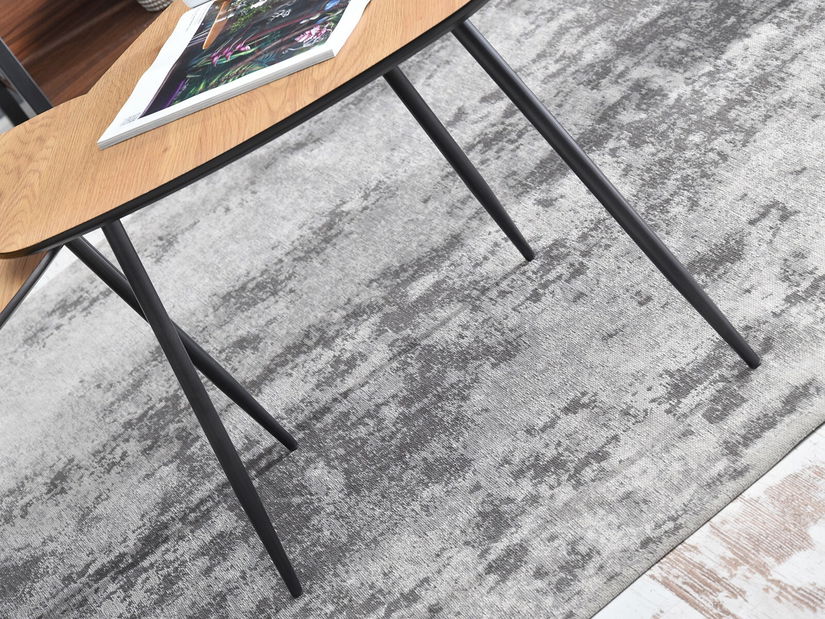 Konferenční stolek Rossi Zest Xl (dub + černá)