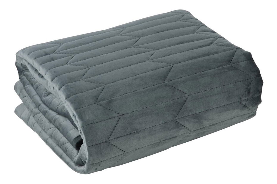 Přehoz na postel 260x230 cm Sissi (mátová tmavá)