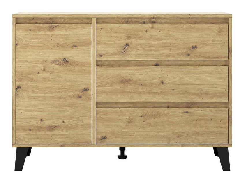 Komoda Brisas 1 (dub artisan + černá)